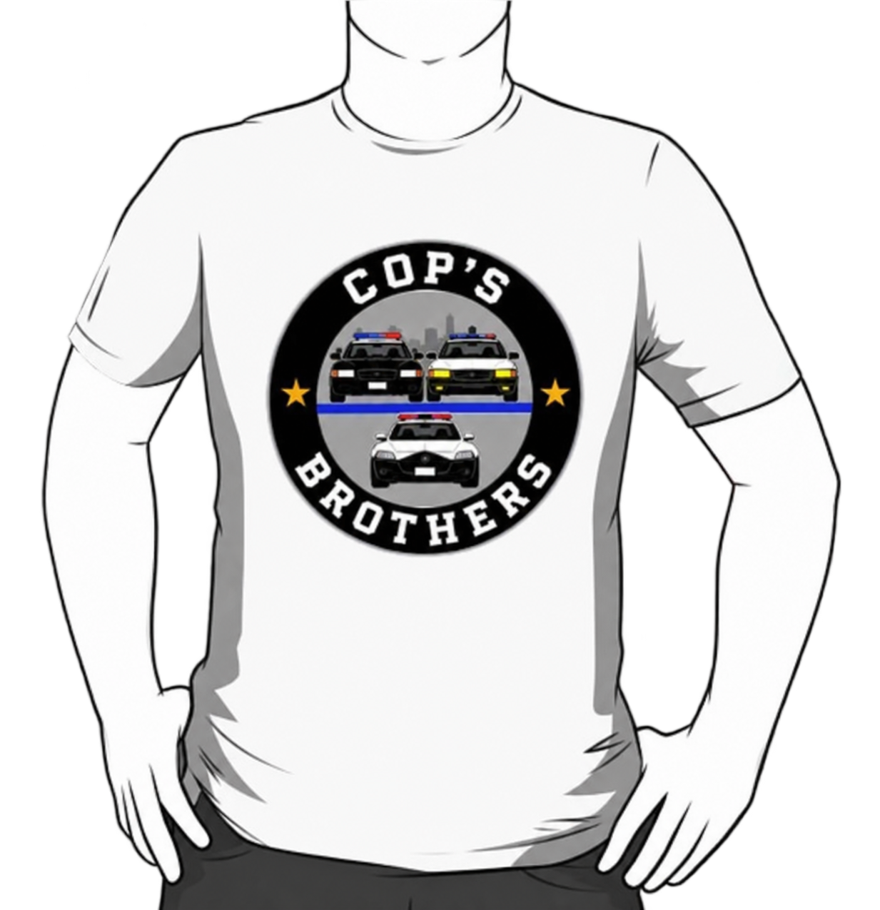 T-shirt Cops Brothers